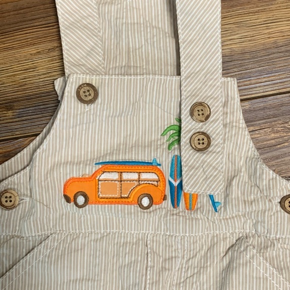 Vintage kitestrings overalls size 6-9 months - Picture 6 of 7